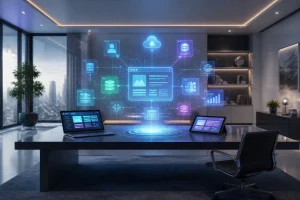 Interface holographique dapplication web