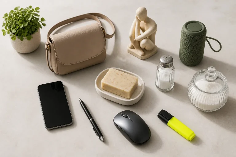 Collection dobjets quotidiens commencant par s